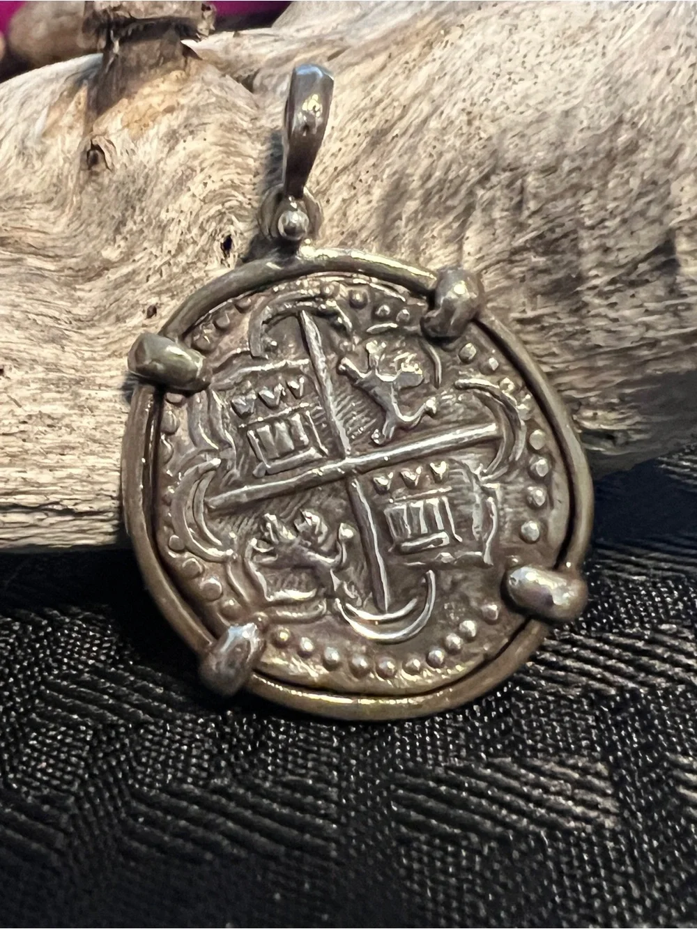 Atocha (Spanish Sunken Ship 1622) Mel Fisher Treasure - Silver Coin Pendant